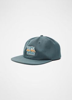 A Flat Brim Hat Made From 100% Recycled Materials That Features Built-in Sun Protection. Flat Rimmed Hat, Blue Six-panel Hat For Outdoor, Blue Six-panel Outdoor Hat, Flat Brim Hat, Patch Hat, Brim Hat, Hat Making, Grey Blue, Upf 50