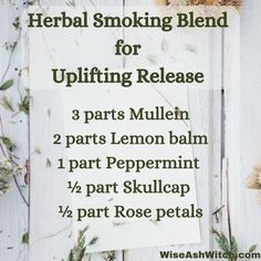 Feeling overwhelmed with anger and frustration? Discover the soothing power of smokeable herbs like lavender, catnip, and damiana! Learn how to create DIY herbal smoking blends that ease emotional tension and promote relaxation. Includes simple recipes and tips for using these natural remedies in your daily routine. 🌿✨ #HerbalRemedies #SmokeableHerbs #StressRelief #AngerManagement #NaturalHealing #DIYHerbalBlends #HolisticHealth #Wellness #EmotionalHealing #WiseAshWitch Smokable Herbs Diy, Apothecary Kitchen, Spiritual Notes, Celtic Magic, Potions Recipes