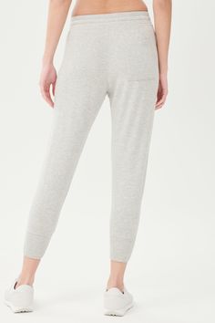 Our best-selling classic cropped sweatpant in ultra luxe fleece, Reena will become your go to piece for every day wear. Pair it with the Warm Up Fleece Pullover and enjoy effortless fit and pure comfort. BEST FOR: Chilling out after running, yoga, CrossFit, barre, Pilates and spin class. Model is 5'10" and wears a size small. Stretch Sportswear Pants For Loungewear, Cozy Sweatpants With Ribbed Waistband, Solid Ankle-length Yoga Pants For Loungewear, Solid Ankle-length Sweatpants For Loungewear, Relaxed Fit Bottoms With Ribbed Waistband For Relaxation, Comfortable Ankle-length Yoga Pants For Loungewear, Comfort Stretch Sweatpants With Comfort Waistband, Comfort Stretch Sweatpants With Comfort Waistband For Relaxation, Sporty Spring Loungewear Pants