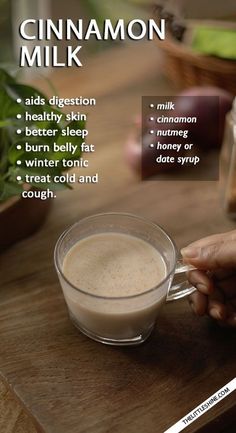 If you’re one of those people who love the distinct smell and flavor of cinnamon, then you’ll love this recipe! Cinnamon is a commonly used spice known for Cinnamon Milk Recipe, Cinnabon Frosting Recipe, Health Drink Recipes, Cinnabon Frosting, Cinnamon Milk Tea, Home Remedies For Bronchitis, Faux Iron, Drink Before Bed, Cozy Recipes