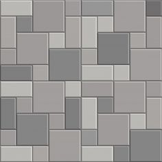 a gray and white tiled wallpaper with different shades of grey squares on the bottom