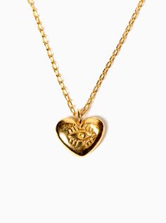 Beholder Necklace – FALLEN ARISTOCRAT Everyday Spiritual Heart-shaped Necklace, Everyday Spiritual Heart Necklace, Lovers Eyes, Truth And Lies, Modern Muse, All Seeing Eye, Golden Heart, All Seeing, Simple Necklace