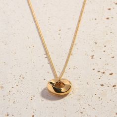 *NEW IN Details:   Total length 45+5cm   Pendant: diameter 1.6cm   18k Gold Plated   FREE Insured Shipping (Worldwide)