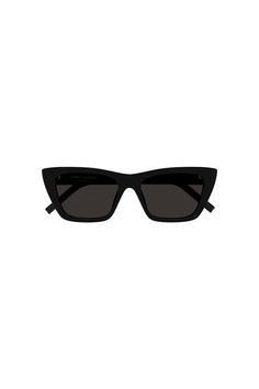 SAINT LAURENT Mica Black Sunglasses Slight cat eye frame 100% UV protection Translucent black lens Etched logo detail Style# R25-SL276MICA Stella Jean, Eco Chic, By Malene Birger, Cat Eye Frames, Luxe Gifts, Mini Crossbody Bag, Black Sunglasses, Fall Shopping, Mini Crossbody