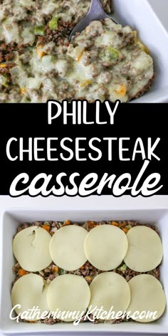 cheesesteak casserole is an easy and delicious appetizer