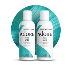 PRICES MAY VARY. Vibrant Color Quick and Easy to use Made in USA Free of Alcohol, Peroxide, and Ammonia Vegan and Curelty Free Adore Semi Permanent Hair Color, Adore Hair Dye, Green Hair Dye, Semi Permanent Hair Dye, Wig Colors, Hair Dyes, Teen Fame Dr, Semi Permanent Hair Color, Permanent Hair Dye