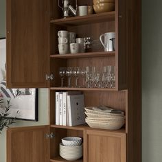 BILLY / OXBERG Bookcase w doors/ext unit, brown walnut effect, 311/2x113/4x931/4" - IKEA Billy Oxberg Bookcase, Oxberg Bookcase, Billy Oxberg, Bookcase With Doors, Ikea Billy Bookcase Hack, Ikea Living Room, Ikea Decor, Room Hacks, Ikea Billy