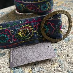 Vintage Y2k Urban Outfitters Embroidered Belt (New With Tag) Blue Belt With Multi-Colored Embroidered Flowers And Gold-Ish Buckle. Never Worn. Tag Attached. Originally $34. Cool Hippie-Esque Vibe. See Photo For Tag Info. Doesn’t Have Size On It, When Layed Out The Belt Measures 36” Long. No Holes For Closure, Just The Belt Buckle. One Size Fits Most. No Returns Or Exchanges. #Urbanoutfitters #Y2k #Embroideredbelt #Hippie #Delias Funky Belts, Cool Belts, Turquoise Belt, Thrift Inspo, Urban Outfitters Accessories, Embroidered Belt, Blue Belt, New Year New Me, Belt Buckle