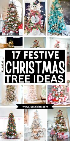 twelve festive christmas tree ideas