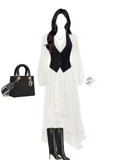 Outfit Black And White, Smart Casual Women Outfits, Modest Casual Outfits, Modesty Outfits, Church Outfit, Clueless Outfits, Trendy Outfits For Teens, Classy Work Outfits, Stylish Work Outfits