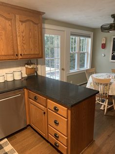 the kitchen is clean and ready for us to use