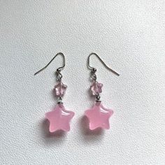 Anting Manik, Diy Jewelry Unique, Bead Charms Diy, Pink Star, Handmade Jewelry Tutorials, Handmade Wire Jewelry, Funky Jewelry, Beaded Accessories, Girly Jewelry