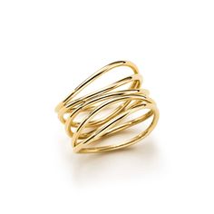 Inspired by Elsa Peretti’s love of the natural world, the Wave collection recalls the fluid lines of the undulating sea. Elegant rows of 18k gold make a modern style statement in this five-row ring. 18k gold; Original designs copyrighted by Elsa Peretti | Elsa Peretti® Wave Ring in 18K Gold, Size: 9 1/2 How To Become Pretty, Chanel Cruise, Fashion And Beauty Tips, Wave Ring, Elsa Peretti, Gorgeous Clothes, Summer Outfit Inspiration, California Style, Signature Look