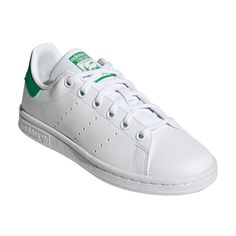 Adidas Stan Smith Tennis Shoes In Cloud White / Cloud White / Green Size 2m Msrp $80 Near Immaculate Preloved Condition A Pair Of Junior’s Sneakers With A Classic Timeless Look And An Up To Date Feel. Every Generation Has Made The Stan Smiths Their Own. Now, It's Your Turn. These Juniors' Shoes Have The Same Clean Look And Crisp Feel As The Original. What's Different? The Materials. Recycled Components Are Part Of Adidas' Commitment To Reduce Waste. Time To Lace In And Start A Brand-New Story. T Green School Sneakers With Rubber Sole, Adidas Low-top Sneakers For School, White School Sneakers With Rubber Sole, Adidas Casual Sneakers For School, School Sneakers With Cushioned Footbed And Round Toe, Cushioned Lace-up Sneakers For School, White Cushioned Sneakers For School, Classic Low-top Sneakers For School, Classic White Sneakers For School