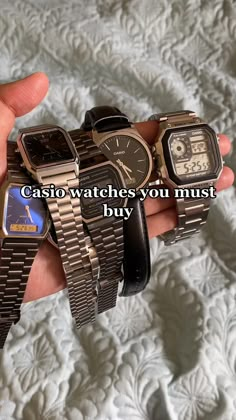 Check out my personal list of the Best Casio Vintage Watches of 2024. Do you agree with this list? Old Money Watches, Wrist Clock, Bring Me The Horizon Lyrics, Men Old Money, Mens Outdoor Fashion, Old Money Vintage, Real Men Real Style, Money Vintage