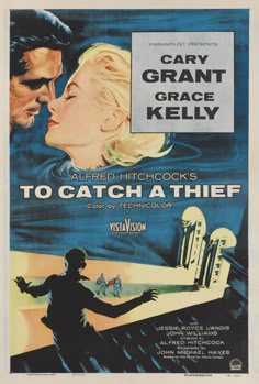 a movie poster for to catch a thief