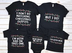 I Dont Do Matching Pajamas Shirts,I Dont Do Matching Outfits,Entire Family Matching Outfits,I Don't Do Matching Shirts,I Dont Do Matching Sweaters,I Dont Do Matching Shirts Family,Matching Christmas P Shirts,Matching Family Chri,Christmas Family Matching Shirt,Couple Christmas Shirts Introducing our enchanting I Dont Do matching Pajama Shirts- Family Matching Christmas Outfits, the perfect blend of festive charm and cozy togetherness! Crafted with love and attention to detail. Made from premium, soft-touch materials, this i dont do matching shirts family collection  guarantees comfort for every member, from the little ones to the grown-ups.  Create lasting memories and capture the magic of the holidays with our delightful entire family matching outfits-matching christmas p shirts--because Matching Outfits Christmas, Matching Christmas Outfits, Matching Pajama, Family Matching Christmas, Outfits Matching, Couple Christmas, Matching Sweaters, Family Matching Outfits, Matching Pajamas