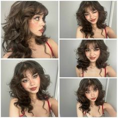 Formal Hairstyles With Bangs, 2a Hair, Different Hair Styles, Punk Hair, Peinados Fáciles Para Cabello Corto, Wolf Cut, Awesome Hair, Different Hair