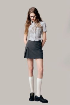 Blue stripe gathered shirt – UrbanSheek Line Skirt Outfit, Shirt Skirt Outfit, Blue Striped Shirt Outfit, A Line Skirt Outfits, Striped Short Sleeve Shirt, A Line Shorts, Striped Skirt, Stripe Shirt, Line Skirt