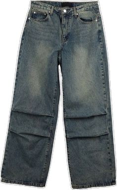 Trendy Cropped Leg Jeans For Streetwear, Trendy Cropped Cargo Jeans, Trendy Relaxed Fit Wide-leg Jeans, Retro Wide Leg Cargo Jeans For Spring, Trendy Washed Bottoms, Trendy Baggy Straight Cargo Jeans, Trendy Washed Wide-leg Jeans, Retro Baggy Washed Bottoms, Trendy Relaxed Fit Straight Cargo Jeans