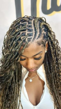 Mohawk With Braids On The Side, Hobo Box Braids, Baha Braids, Deep Wave Braids Black Women, Cornrow And Braids Hairstyles, Shorts Braids For Black Women, Goddess Braids Hairstyles Pictures, Braided Hair Hairstyles, Pixie Braids For Black Women