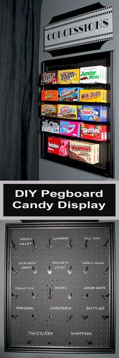 an old fashioned candy dispenser with the words diy redboard candy display