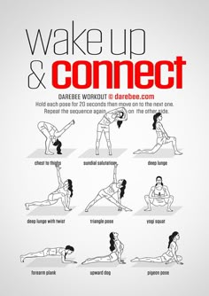 a poster with instructions on how to do an exercise