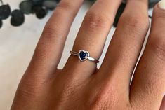 This 14K White Gold Fashion Ring features a heart-shaped 5.00X5.00mm Blue Lab Grown Sapphire, adding a touch of sophistication and elegance to your appearance. Classic Heart Cut Rings With Heart Charm, Elegant Blue Heart Ring For Valentine's Day, Blue 14k Gold Heart Cut Jewelry, Blue 14k Gold Jewelry With Heart Cut, Elegant Stackable Heart Ring, Blue Birthstone Heart Ring As Gift, Blue Birthstone Heart Ring For Gift, Classic Blue Heart-shaped Jewelry, Blue Sterling Silver Heart Ring For Wedding