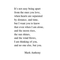 Mark Anthony Quotes Love, Quotes For Feelings, Poem Inspiration, Hopeless Romantic Quotes, Words Of Beauty, I Only Want You, Romantic Poetry Quotes, Good Questions, Mark Anthony