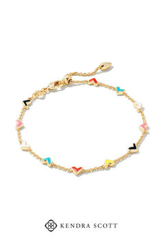 A funfetti sprinkling of hand painted hearts, the Haven Heart Chain Bracelet in Multi Mix is the sweetest stack reminder to gift, or to get. Playful Heart-shaped Everyday Jewelry, Playful Everyday Heart-shaped Jewelry, Playful Bracelets With Heart Charm As Gift, Playful Bracelets With Heart Charm For Gift, Playful Bracelet With Heart Charm For Gifts, Playful Heart Beads Jewelry For Everyday, Everyday Multicolor Jewelry With Heart Charm, Playful Multicolor Jewelry With Heart Charm, Playful Multicolor Heart Charm Jewelry