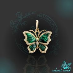 14k Gold Plated Gemstone Butterfly Pendant, Pave Gemstone Butterfly Pendant, Gold Flying Butterfly Pendant, Designer Butterfly Pendant 🌺Item Details🌺 ♠️ Item Name : Butterfly Pendant ♠️ Metal : 925 Silver ♠️ Size : 25MM ♠️ Designe : Select the Variations  ♠️ Gemstone : Select the Variations ♠️ Small Stone : Moissaanite Diamond  ♠️ Color-H - Clearity- VS2                                         🌊 *About Us: Natural World Jewelry* 🐚 At Natural World Jewelry, we're passionate about bringing the serene beauty of the ocean to your everyday life. Our artisanal jewelry pieces are lovingly handcrafted using a diverse array of exquisite shells collected from the world's most breathtaking shorelines. 🐚 *Our Craftsmanship* Each piece of jewelry in our collection is a testament to the unique beau Butterfly-shaped Gemstone Jewelry For Anniversary, Butterfly Gemstone Jewelry For Anniversary, Gemstone Butterfly Jewelry For Anniversary, Butterfly Shaped Yellow Gold Diamond Jewelry, Yellow Gold Butterfly Diamond Jewelry, Butterfly Shape Birthstone Jewelry For Anniversary, Butterfly Shaped Birthstone Jewelry For Anniversary, Elegant Butterfly Gemstone Jewelry, Elegant Butterfly-shaped Gemstone Jewelry