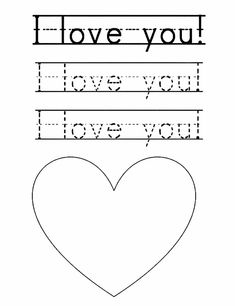 the words i love you are written in black and white with a heart on it