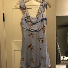 Blue, Floral Summer Dress From Forever 21. Has Small Ruffle On Straps. Very Cute, Flowy Dress. New With Tags! Forever 21 Dresses Summer, Blue Floral Summer Dress, Floral Summer Dress, Floral Dress Summer, Dresses Summer, Flowy Dress, Forever 21 Dresses, 21 Dresses, Blue Floral