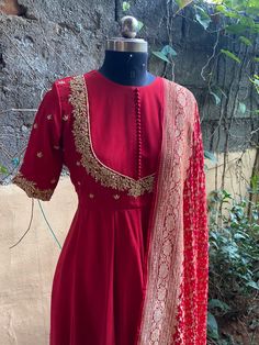 Hand Work Kurta Designs Women, Anarkali Salwar Kameez With Dupatta, Anarkali Chinon Churidar For Festivals, Anarkali Chinon Churidar In Traditional Drape, Traditional Designer Anarkali Set With Dupatta, Anarkali Salwar Kameez With Pallu, Anarkali Salwar Kameez With Traditional Drape And Pallu, Traditional Anarkali Set With Dupatta For Designer Wear, Traditional Georgette Anarkali Set With Gota Work