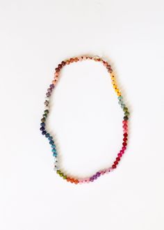 Natural Gemstone Necklace - Gold Rush Colorful Adjustable Beaded Necklaces With Polished Beads, Colorful Adjustable Beaded Necklace With Polished Beads, Rainbow Gemstone Beaded Necklaces As A Gift, Rainbow Gemstone Beaded Necklaces For Gift, Rainbow Beaded Necklaces With Gemstone Beads As Gift, Rainbow Beaded Necklace With Gemstone Beads For Gift, Rainbow Faceted Beads Necklace For Gift, Artsy Multicolor Everyday Jewelry, Adjustable Rainbow Crystal Necklace With Faceted Beads