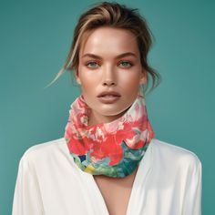 Step into the world of timeless elegance with our Peonies Silk Scarves Collection, where luxury meets versatility in a symphony of design. Each scarf in our collection is more than an accessory—it's a statement, a work of art that gracefully complements any ensemble with a polished, sophisticated flair. Here's why our Peonies Silk Scarves Collection stands out: Pure Indulgence: Fashioned from 100% pure, super luxurious high-end silk habotai, our scarves are a touch of extravagance that you can d Luxury Multicolor Scarf For Spring, Luxury Floral Print Silk Scarf For Spring, Elegant Silk Scarf As A Gift, Elegant Silk Scarf As Gift, Elegant One Size Silk Scarf Gift, Elegant Floral Print Scarves For Summer, Multicolor Formal Scarves For Spring, Summer Floral Print Feminine Scarves, Silk Scarf With Floral Print