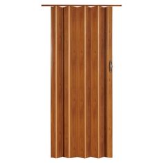 an open wooden door on a white background