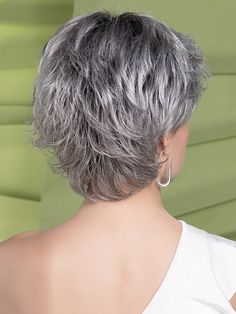 Short Grey Hair Over 60 Bob Hairstyles, Modern Shag, Short Shag, Wavy Style, Hair Haircuts, Short Wavy, Shades Of Blonde, Penteado Cabelo Curto, Short Hair Haircuts