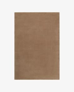 a brown rug with a white background