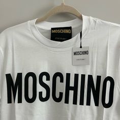 Moschino Couture Xxs Brand New With Tags Chanel Iphone Case, Moschino Couture, Designer Shirts, Y2k Streetwear, Moschino, Women's T Shirt, Colorful Shirts, Iphone Case, Shirt Designs