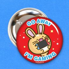 Go away, im gaming, the badge made for gamers. Unless you wana do some multiplayer? 50mm Metal Back Badge Game Warden Badge, Gaming Badges, The Badge, Detail Shop, Gaming