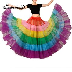 Store category Sign Up Now ! You may also like In Stock 1M Rainbow Petticoat Colorful Organza Summer Skirt Crinoline Underskirt Product Description Skirt Length: About 39.4"(about 100cm) Material:Polyester This skirt without Lining. Payment Delivery details Terms of sales About us Return Policy Payment   We accept the paypal payment !   Delivery details Please note that it usually takes 15 days to finish the dress , shipping time refer different shipping way, thanks understand Terms of Rainbowcore Fashion, Semi Formal Dresses For Wedding, Short Tulle Skirt, Long Tutu Skirt, Black Wedding Gowns, Long Tutu, Rainbow Leggings, Midi Wedding Dress, Womens Sleepwear