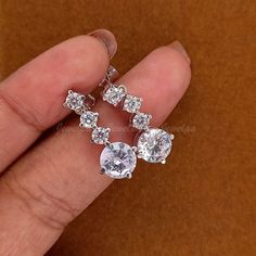 3 CT Lab Grown Diamond Drop Dangle Earrings, Solid 14K White Gold Round Cut Diamond Earrings, Push Back Earrings, Birthday Gifts for Her, Anniversary Earrings, Gift For Her, IGI Certified Diamond, Diamond Earrings ➡ Lab Grown Diamond is also known as 𝐂𝐕𝐃, 𝐇𝐏𝐇𝐓, 𝐆𝐫𝐞𝐞𝐧 𝐃𝐢𝐚𝐦𝐨𝐧𝐝, 𝐄𝐭𝐡𝐢𝐜𝐚𝐥 𝐝𝐢𝐚𝐦𝐨𝐧𝐝, 𝐄𝐜𝐨-𝐅𝐫𝐢𝐞𝐧𝐝𝐥𝐲 𝐃𝐢𝐚𝐦𝐨𝐧𝐝, 𝐄𝐚𝐫𝐭𝐡 𝐅𝐫𝐢𝐞𝐧𝐝𝐥𝐲 𝐃𝐢𝐚𝐦𝐨𝐧𝐝. 🤎 𝗗𝗲𝘀𝗰𝗿𝗶𝗽𝘁𝗶𝗼𝗻 𝐎𝐟 Earrings🤎 ✤ 𝐃𝐢𝐚𝐦𝐨𝐧𝐝 𝐃𝐞𝐭𝐚𝐢𝐥𝐬: ➡ Diamond Type Round Cut Diamond Earrings, Green Diamond, Drop Dangle Earrings, Diamond Drops, Earth Friendly, Diamond Drop Earrings, Fine Jewellery, Bridal Sets, Birthday Gifts For Her