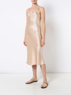 Cami Slip Dress, Warm Dresses, Midi Slip Dress, Silk Slip, Silk Charmeuse, Ethical Fashion, Dressed Down, Fashion Company, Silk Satin