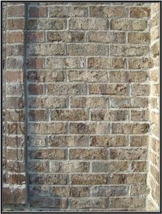 an image of a brick wall that looks like it is made out of bricks