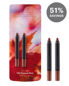 Save 51% on this monochrome duo of glaze and velvet matte full-size lip crayons in Fall and Holiday season-ready brick red. *Excluded from promotions Glazed Lips, Lip Crayon, Lip Crayons, Velvet Matte, Matte Lip, Brick Red, Matte Lips, In The Mood, Makeup Tutorials