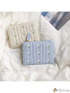 Bird in Bag - Womens Hot Student Multi-Card Zipper Buckle Folding Wallet Casual Travel Wallets For Spring, Casual Rectangular Wallets For Spring, Casual Rectangular Spring Wallets, Casual Bifold Bag With Zipper Closure, Casual Coin Purse With Interior Card Slots, Rectangular Coin Purse For Daily Use In Spring, Spring Rectangular Coin Purse For Daily Use, Trendy Wallets For Daily Use In Spring, Casual Blue Bags With Card Slots