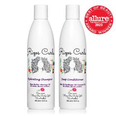 **Award Winner 🏆 2023 Allure Best of Beauty Award: Best Shampoo for Curly Hair** This Award Winning bundle includes our Hydrating Shampoo and Deep Conditioner, making it ideal for any hair type. Our Hydrating Shampoo gently cleanses the hair and scalp without over drying, defends against split ends and strengthens hair with Moringa Oil and Shea butter. The Deep Conditioner helps to restore hydration, while softening and nourishing waves, curls, and coils. Coconut Oil helps reduce frizz while pr Natural Hair 2023, Best Shampoo For Curly Hair, Pantene Gold Series, Best Curly Hair Products, Clean Scalp, Hair Care Kits, Ag Hair Products, Spray Moisturizer, Curl Defining Cream