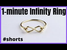 an image of a ring with the words 1 minute infinity ring