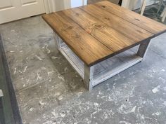 This large rustic farmhouse square coffee table will be the perfect addition to any living space. Its Provincial brown top contrasts beautifully with its creamy white distressed base, showing the Provincial brown details. With a bottom shelf to hold decorative items, this 37 x 37 x 18 piece is both stylish and functional. A matte poly clear coat ensures protection from daily wear. Shipping ExplainedAt Curbside Treasures LLC, we believe in trying to get you the best shipping rate. Shipping is based on your location. Unfortunately, Etsy cannot quote our style of shipping, so we ask customers to contact us before ordering. Our items ship fully assembled, which can be pricey to some areas of the country. We ship with smaller companies who are more like movers. The items are blanket wrapped and Farmhouse Square Coffee Table, Table Square, Square Coffee Table, Brown Top, Coffee Table Square, Bottom Shelf, Early American, Clear Coat, Creamy White